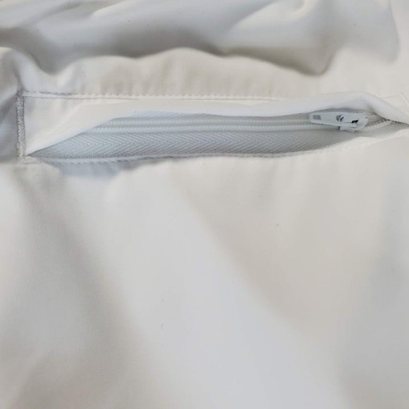 Nike Women's Joggers Cropped Athletic Running Pants White Lilac Stripe L - Picture 9 of 11